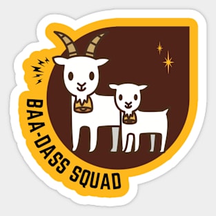 Baa-dass Squad Sticker